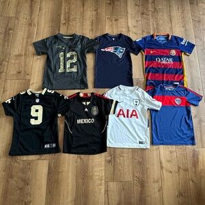 Kids Sports Team Shirts Collection